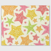 Sterrenpatroon Cadeaupapier (Vlak)