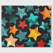 Sterrenpatroon Cadeaupapier (Vlak)