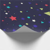 Sterrenpatroon Cadeaupapier (Hoek)
