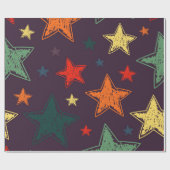 Sterrenpatroon Cadeaupapier (Vlak)