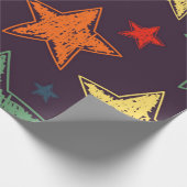 Sterrenpatroon Cadeaupapier (Hoek)