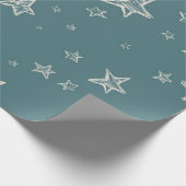 Sterrenpatroon Cadeaupapier (Hoek)