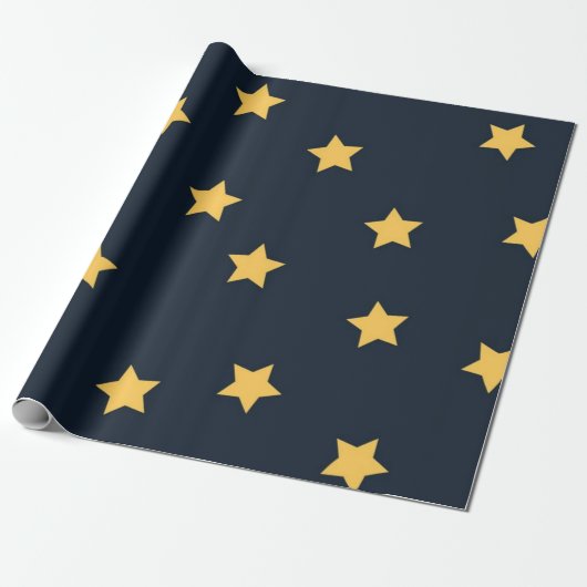 Sterrenpatroon Cadeaupapier (Uitgerold)
