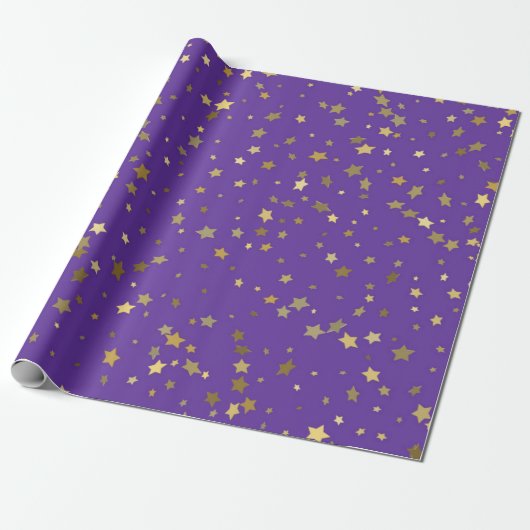 Sterrenpatroon Cadeaupapier (Uitgerold)