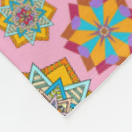 sterrenpatroon fleece deken