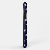 sterrenpatroon naam blauw Case-Mate iPhone case (Achterkant/rechts)