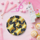Sterrenpatroon Papieren Bordje (Feest)