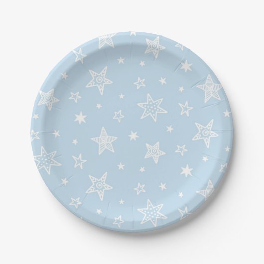 Sterrenpatroon Papieren Bordje (Voorkant)