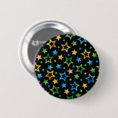 Sterrenpatroon Ronde Button 5,7 Cm (Voorkant /achterkant)