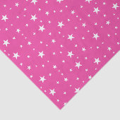 Sterrenpatroon Roze Tissuepapier (Detail)