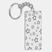 Sterrenpatroon Sleutelhanger (Voorkant Links)