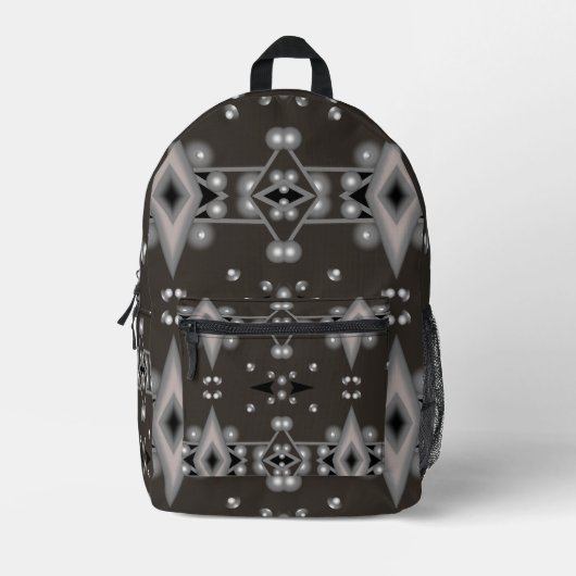 Sterrenprestaties Modern Abstract kunstontwerp Bedrukte Rugzak (Voorkant)