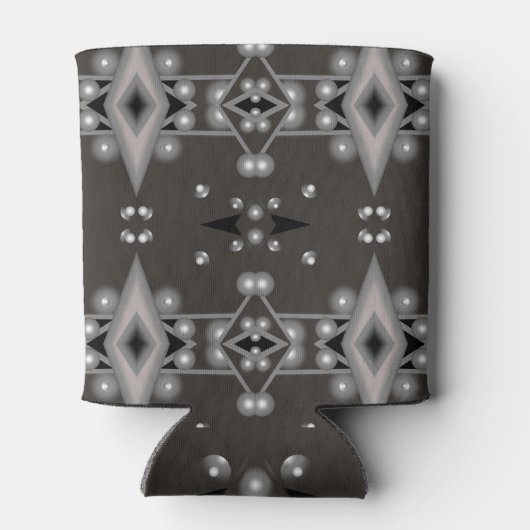 Sterrenprestaties Modern Abstract kunstontwerp Blikjeskoeler (Achterkant)