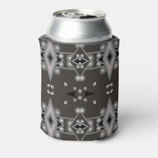 Sterrenprestaties Modern Abstract kunstontwerp Blikjeskoeler (Blikje Achterkant)