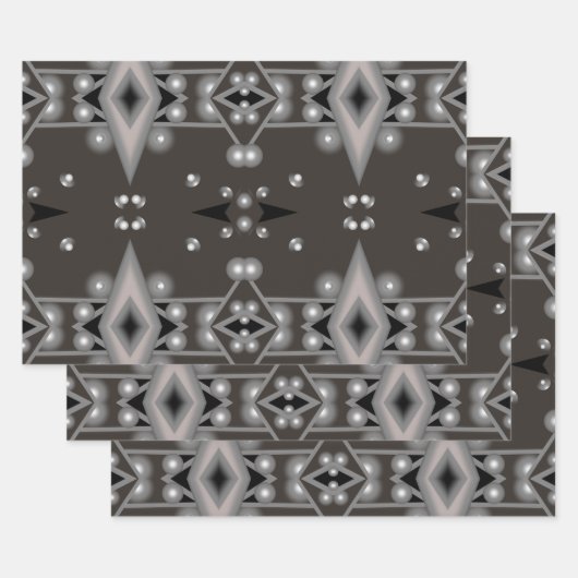 Sterrenprestaties Modern Abstract kunstontwerp Inpakpapier Vel (Set)