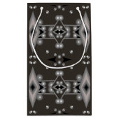 Sterrenprestaties Modern Abstract kunstontwerp Klein Cadeauzakje (Achterkant)