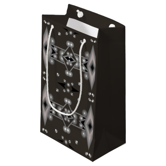 Sterrenprestaties Modern Abstract kunstontwerp Klein Cadeauzakje (Voorkant Gekanteld)