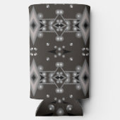 Sterrenprestaties Modern Abstract kunstontwerp Seltzer Blikjeskoeler (Achterkant)