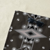 Sterrenprestaties Modern Abstract kunstontwerp Strandlaken (In situ)