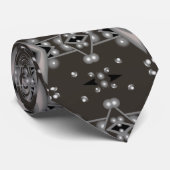 Sterrenprestaties Modern Abstract kunstontwerp Stropdas (Opgerold)