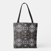 Sterrenprestaties Modern Abstract kunstontwerp Tote Bag (Achterkant)