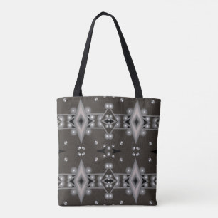 Sterrenprestaties Modern Abstract kunstontwerp Tote Bag
