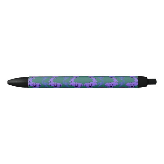 Sterrenrozen Zwarte Inkt Pen (Voorkant)