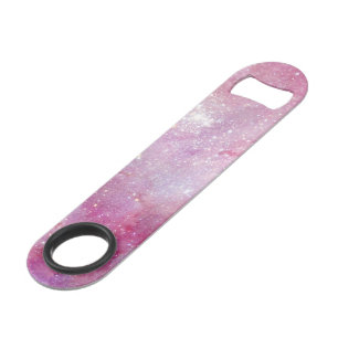 Sterrenruimte Licht Roze Waterverf Sterren Stelsel Speed Flessenopener