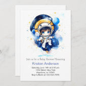 Sterrenruimte Magic Boy Baby shower Kaart (Voorkant / Achterkant)