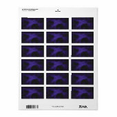 Sterrenruimte Nebula Scène Etiket (Full Sheet)