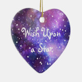 Sterrenruimte sterrenstelsel magische wenskunst keramisch ornament (Rechts)