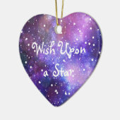 Sterrenruimte sterrenstelsel magische wenskunst keramisch ornament (Links)