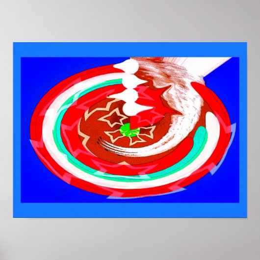 Sterrenruimtereizen kunst poster (Voorkant)