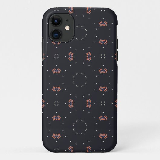 Sterrens En Uniek Ruimteschip Patroon Case-Mate iPhone Case (Achterkant)