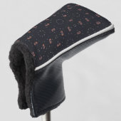 Sterrens En Uniek Ruimteschip Patroon Golfheadcover (3/4 voorkant)