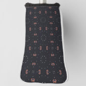 Sterrens En Uniek Ruimteschip Patroon Golfheadcover (Draai 90)