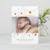 Sterrenschilderij vakantiefoto kaart (Staand voorkant)