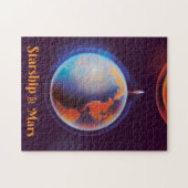 Sterrenschip naar Mars Legpuzzel (Horizontaal)