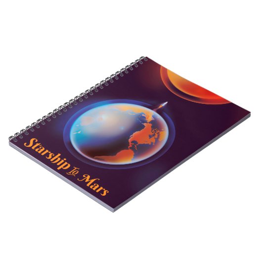 Sterrenschip naar Mars Notitieboek (Linkerzijde)