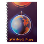 Sterrenschip naar Mars Notitieboek (Voorkant)
