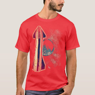Sterrenschip SpaceX Raket Ruimteschip T-shirt