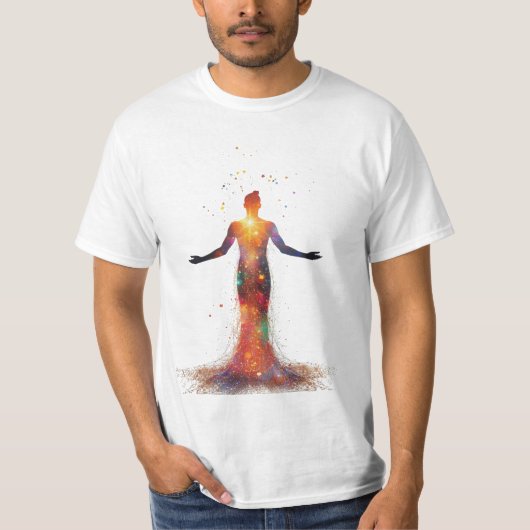 Sterrenschudding – Silhouet Oplossend in Co T-shirt (Voorkant)