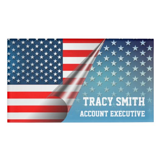 Sterrenschuine stijl naambadge (Voorkant)