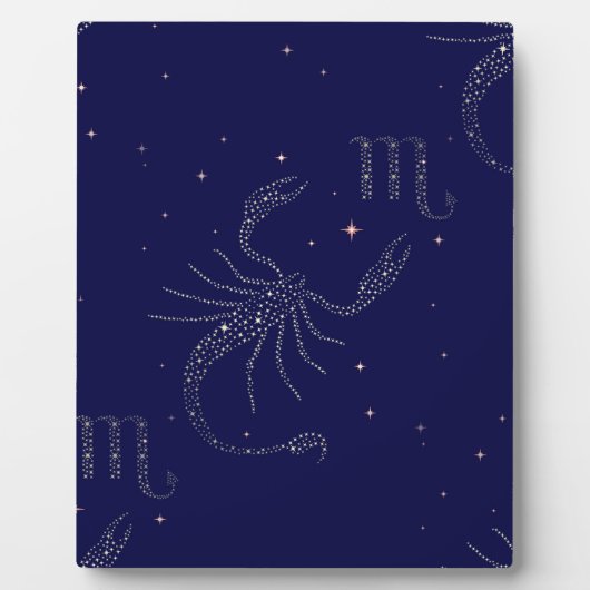 sterrenscorpio fotoplaat (Voorkant)