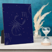 sterrenscorpio fotoplaat (Zijkant)