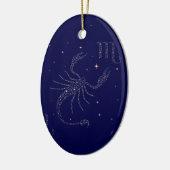 sterrenscorpio keramisch ornament (Links)
