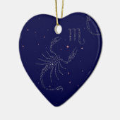 sterrenscorpio keramisch ornament (Links)