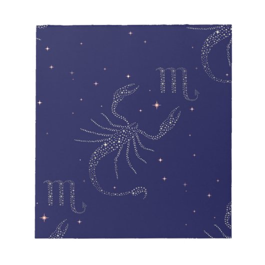 sterrenscorpio notitieblok (Voorkant)