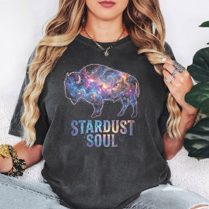 Sterrensiel Galaxy Buffalo Hemels Dier T-shirt