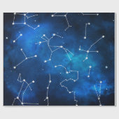 Sterrenskaart Sterrenbeeld Astronomie Liefhebber Cadeaupapier (Vlak)
